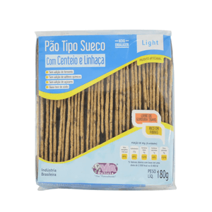Pão Sueco de Centeio Via Delícia – 180g