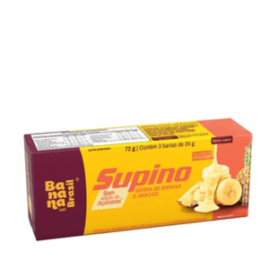 Barra de Frutas e Abacaxi Supino Banana Brasil – 72g