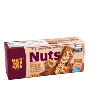 Barra Frutas Nuts Pasta de Amendoim Banana Brasil  – 50g