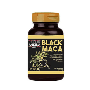 Maca Peruana Black Color Andina – 60 Cápsulas