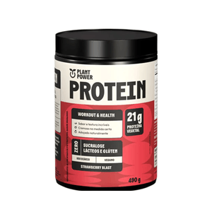 Suplemento Alimentar Plant Power Morango 3 Corações – 490g