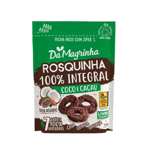 Rosquinha Coco e Cacau Integral Da Magrinha – 120g