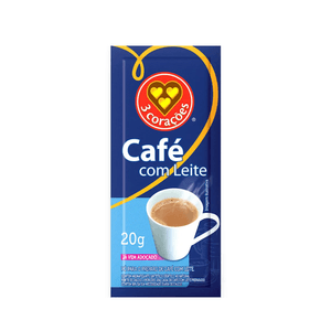Café com Leite 3 Corações - 20g