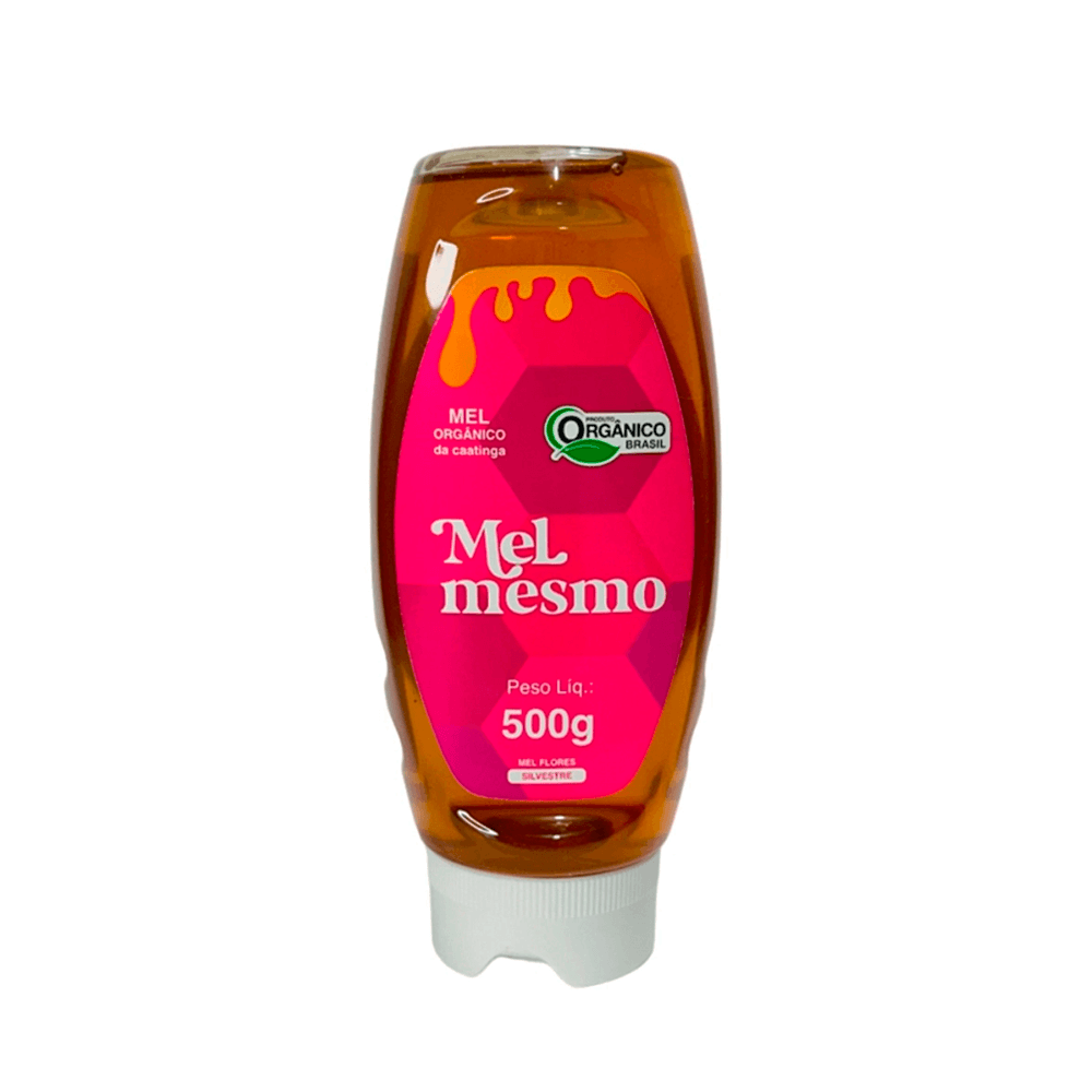 Mel Orgânico Sem Glúten Bisnaga Mel Mesmo – 500g - Casa Santa Luzia
