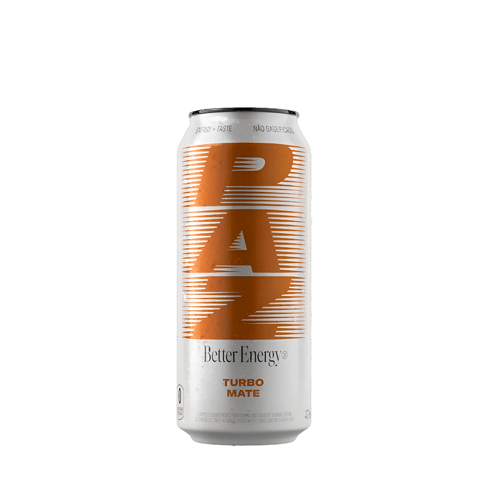 Energético Sem Açúcar Turbo Mate Paz – 473ml - Casa Santa Luzia