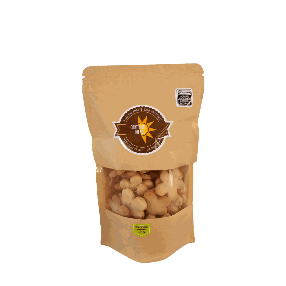 Biscoito Amanteigado  Limão Siciliano Cantinho do Sol - 150g