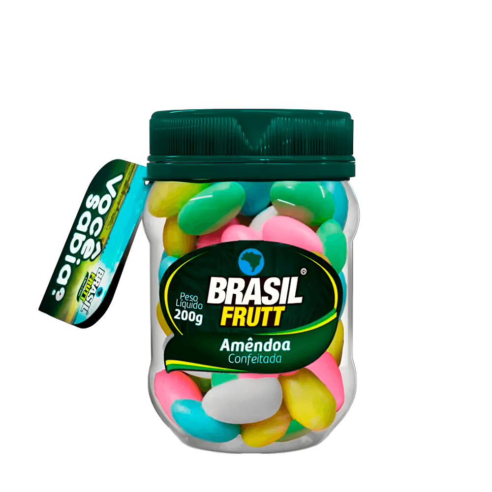 Amêndoa Natural Brasil Frutt Chilena – 200g - Casa Santa Luzia