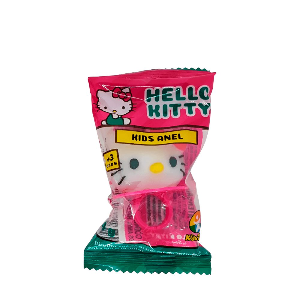 Pirulito Hello Kitty Anel – 14g - Casa Santa Luzia