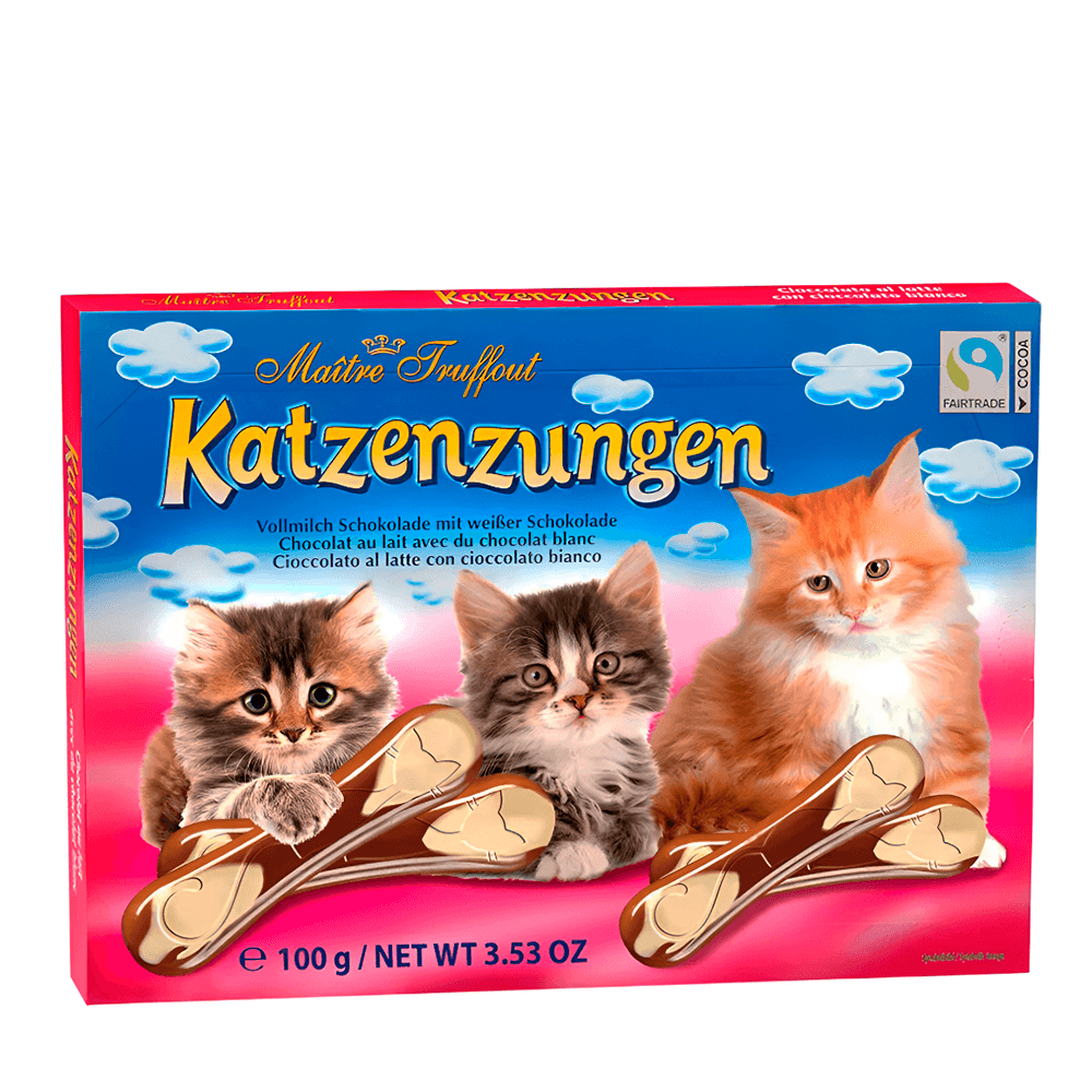 Chocolate Língua de Gato Mista Maitre Truffout – 100g