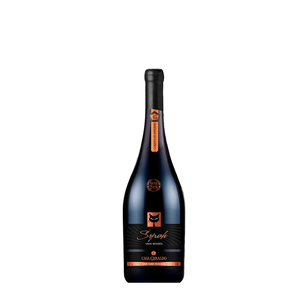 Vinho Casa Geraldo Tinto Seco Brasil Colheitas de Inverno Nobre Magnum Syrah 1,5l