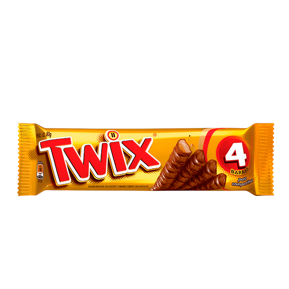 Chocolate Caramelo Twix - 80g - Casa Santa Luzia