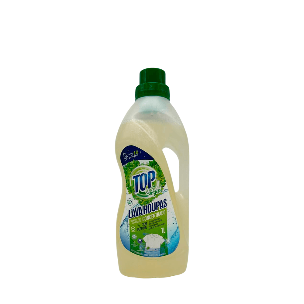 Lava Roupas Líquido Sem Perfume Top Vegan – 1L