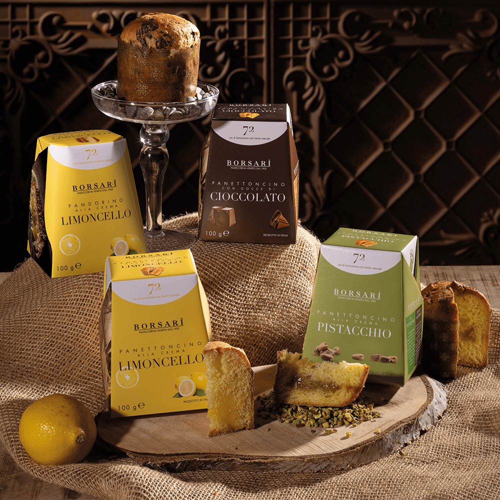 Panettone Chocolate Chips Borsari – 100g - Casa Santa Luzia