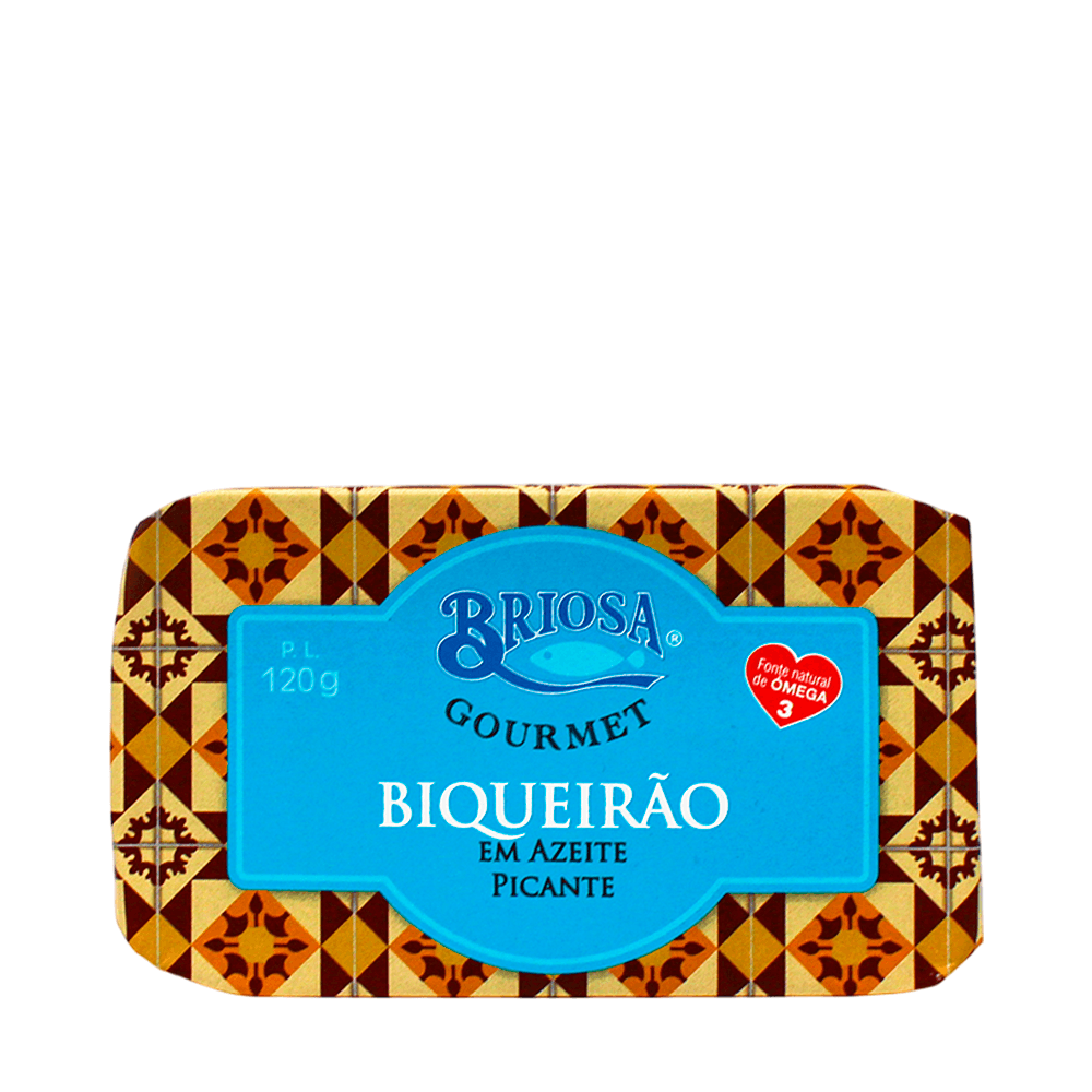 Biqueirão em Azeite Picante Briosa Gourmet - 120g - Casa Santa Luzia
