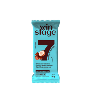 Barra de Proteína Coco e Chocolate Winstage – 54g