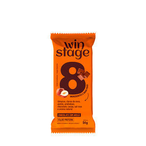 Barra de Proteína Chocolate e Avelã Winstage – 54g