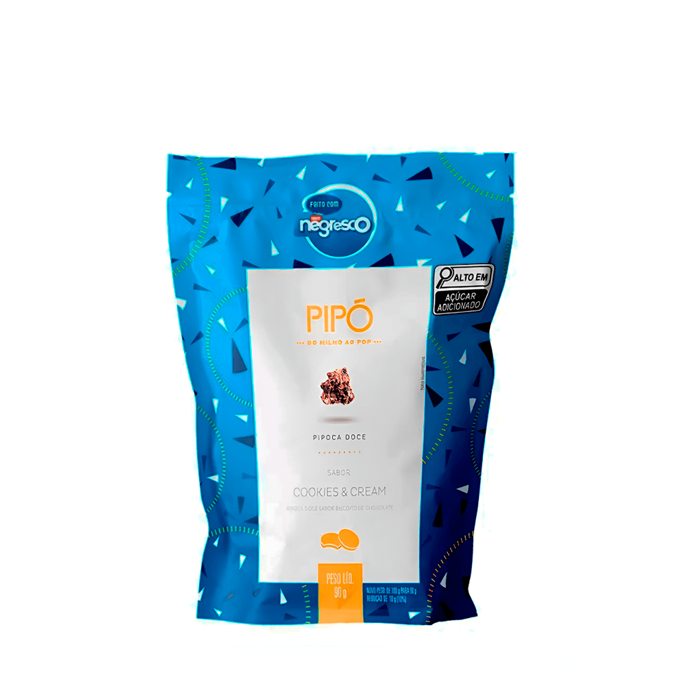 Pipoca Gourmet Sabor Negresco Pipó – 90g - Casa Santa Luzia
