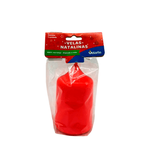 Vela Castelo Vermelha 08 Velarte -Natal