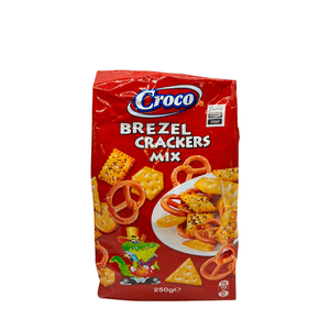 Salgadinho Sortidos Salgado Pretzel Crackers Croco – 250g