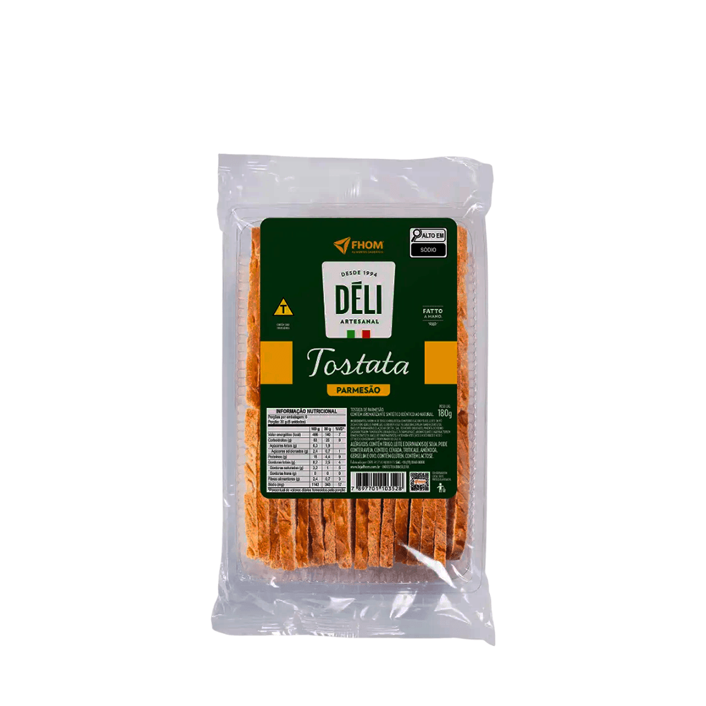 Tostata Parmesão Fhom – 180g
