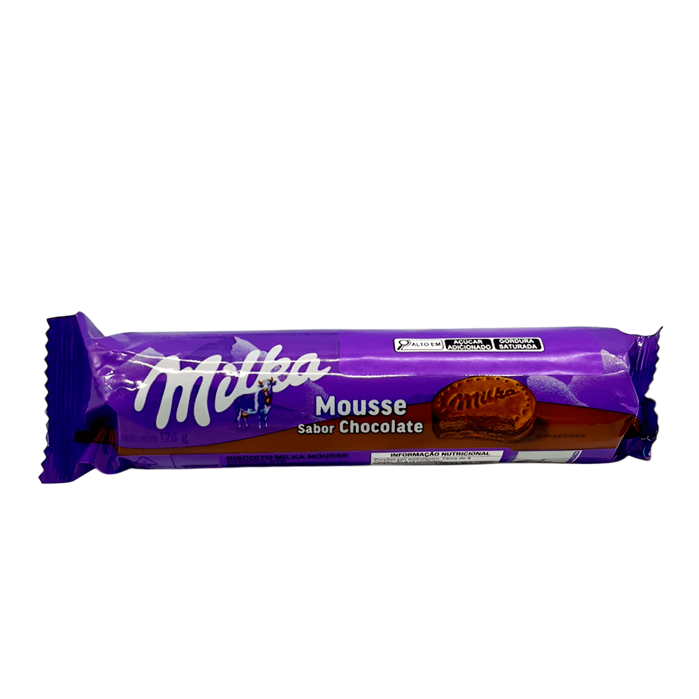 Biscoito Milka de Mousse de Chocolate – 124g - Casa Santa Luzia