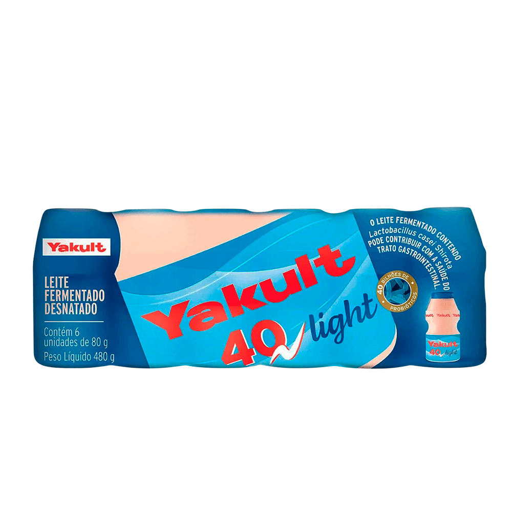 Yakult Light Leite Fermentado 6x80g - Casa Santa Luzia