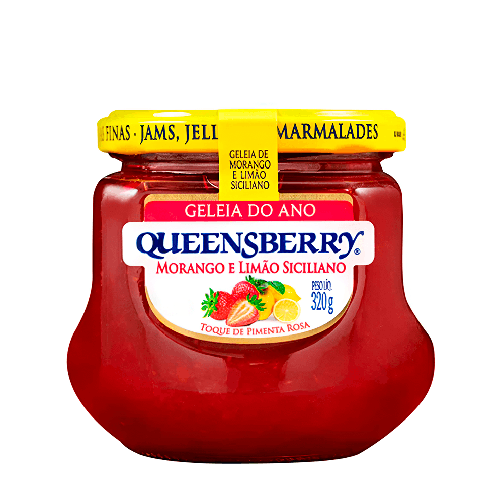Geleia de Morango e Limão Siciliano Queensberry - 320g