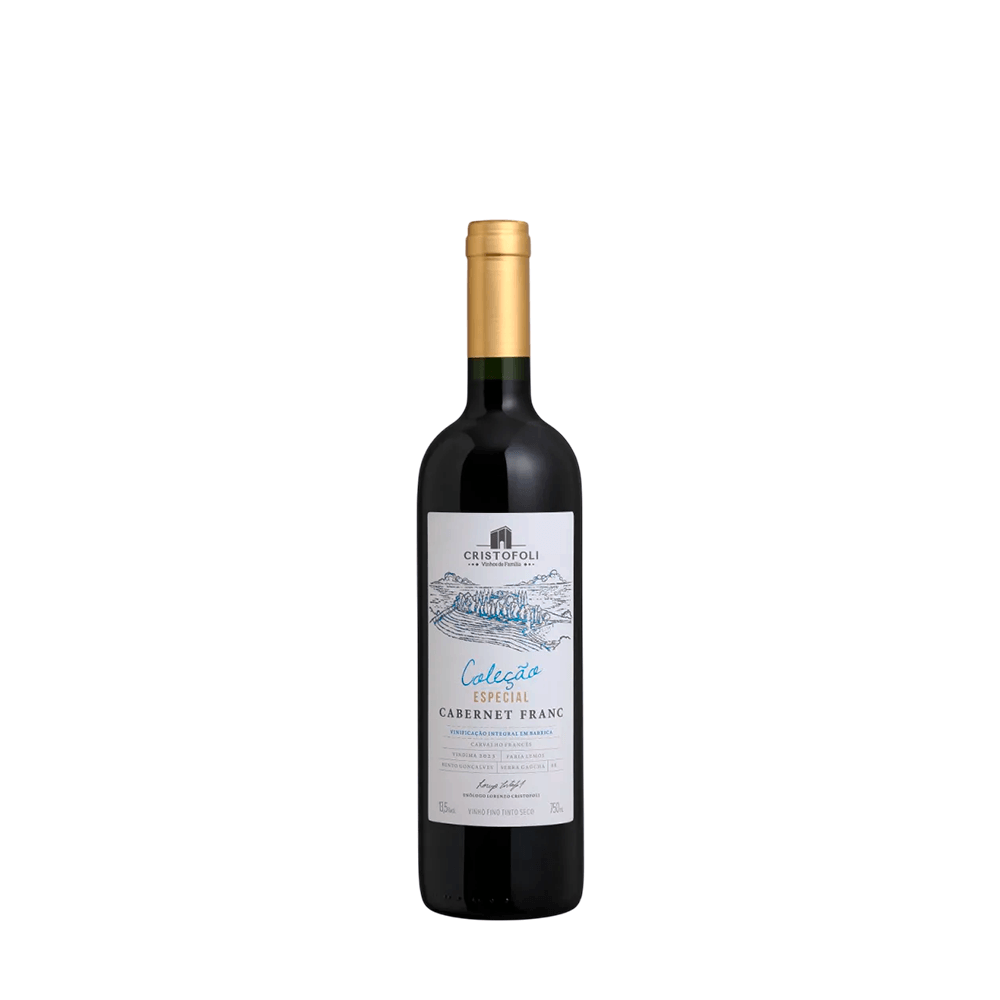 Vinho Cristófoli Tinto Seco Brasil Coleção Especial Cabernet Franc 750ml