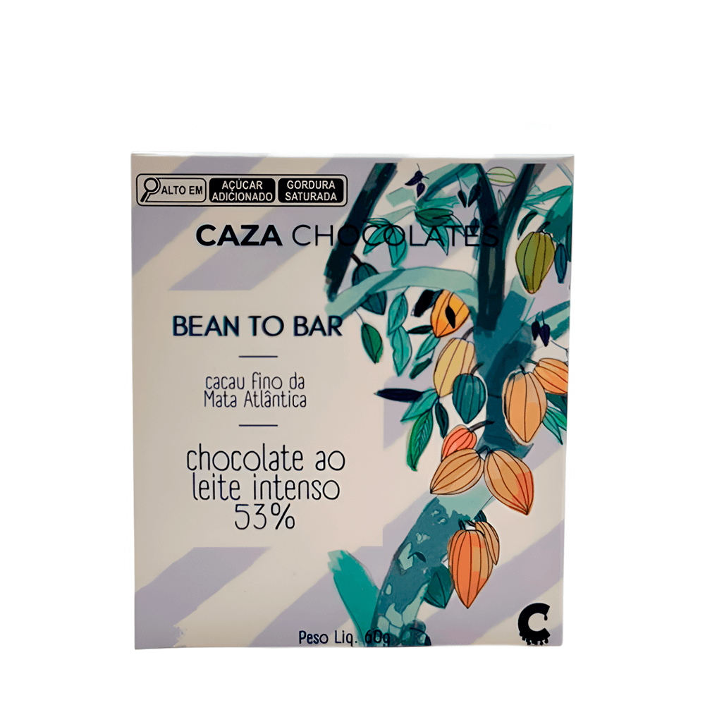 Chocolate 53% Ao Leite Intenso Caza – 60g