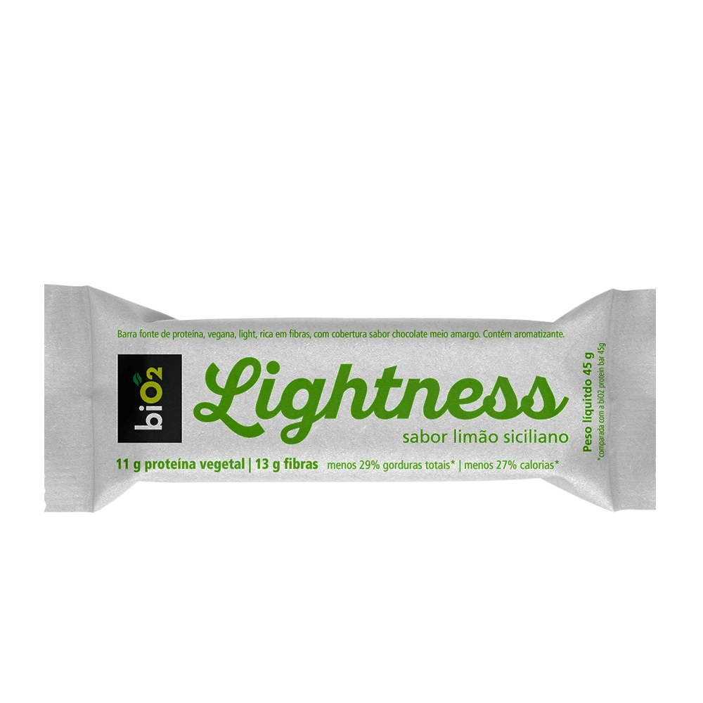 Barra Cereal Lightness Limão Siciliano BiO2 - 45g - Casa Santa Luzia