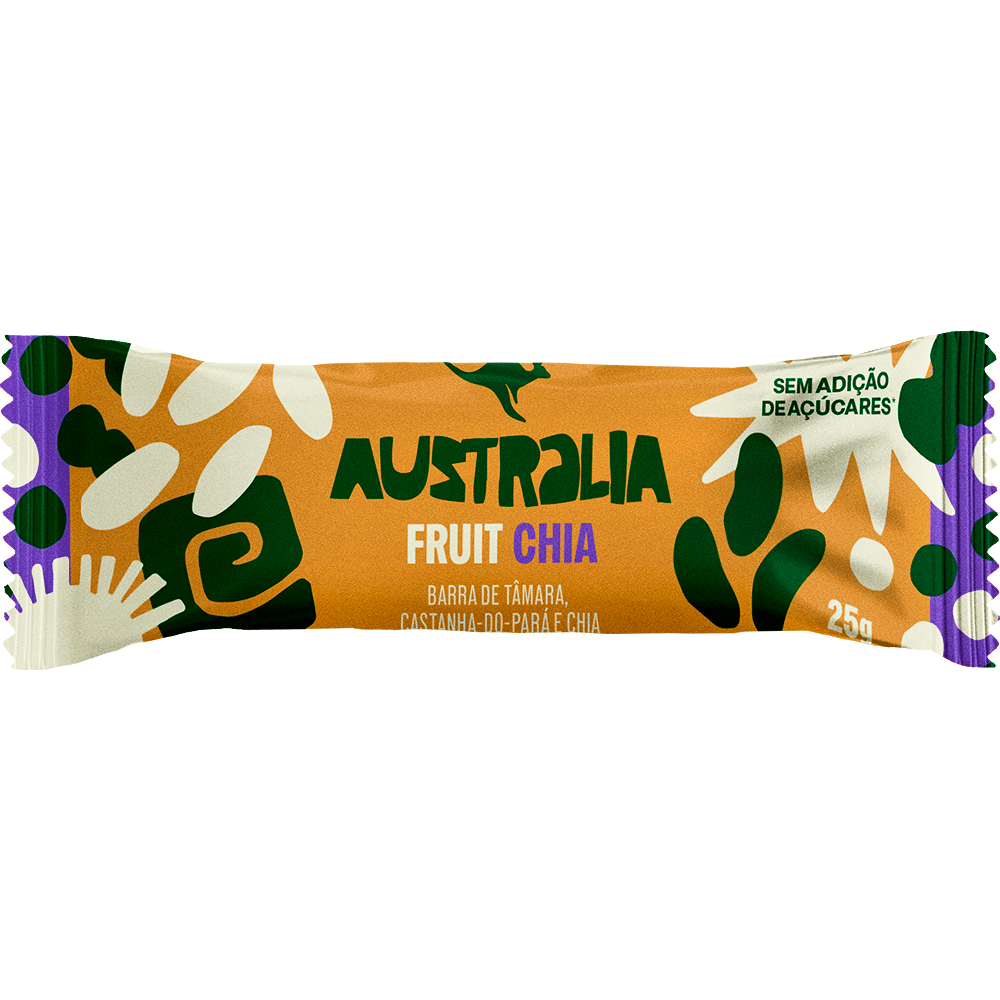 Barra Fruit Chia Australia – 25g - Casa Santa Luzia