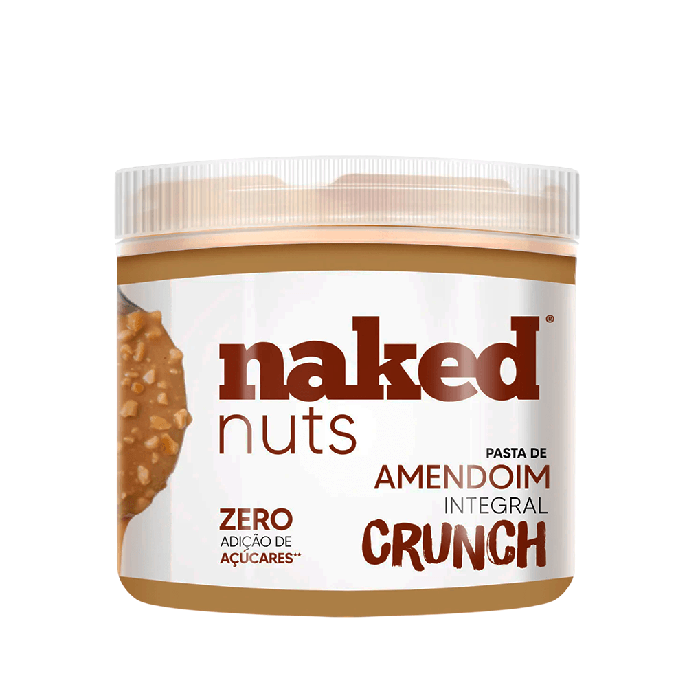Pasta Amendoim Crunch Nuts Naked - 300g