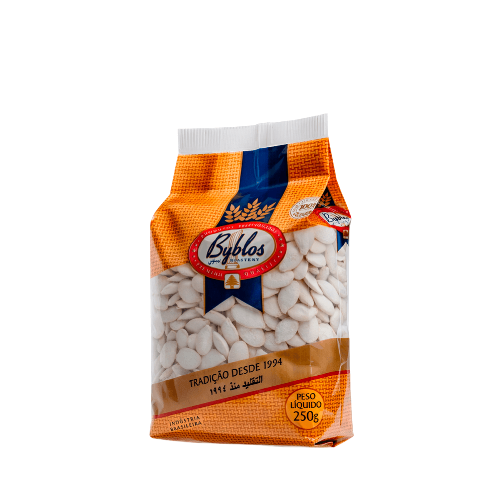Semente de Abóbora Torrada e Salgada Byblos - 250g - Casa Santa Luzia