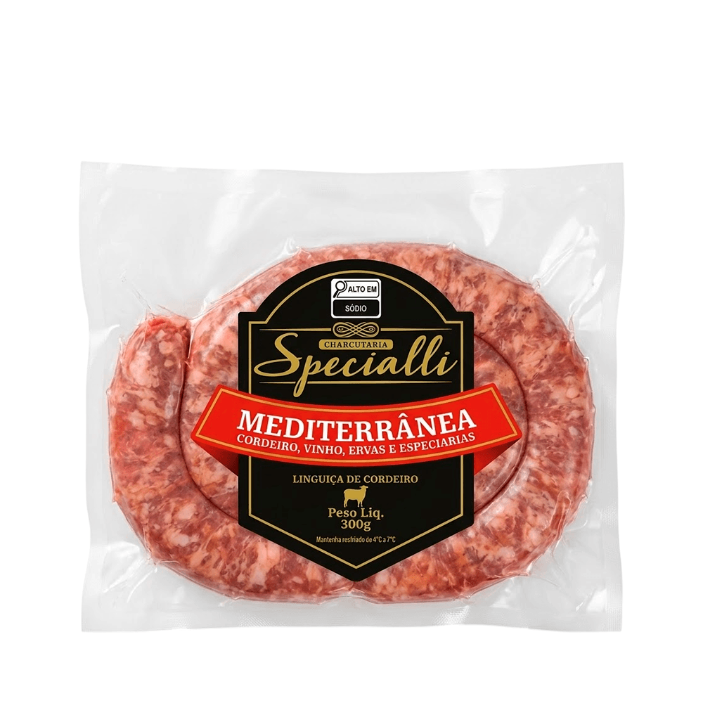 Linguiça de Cordeiro Mediterrânea Charcutaria Specialli – 300g