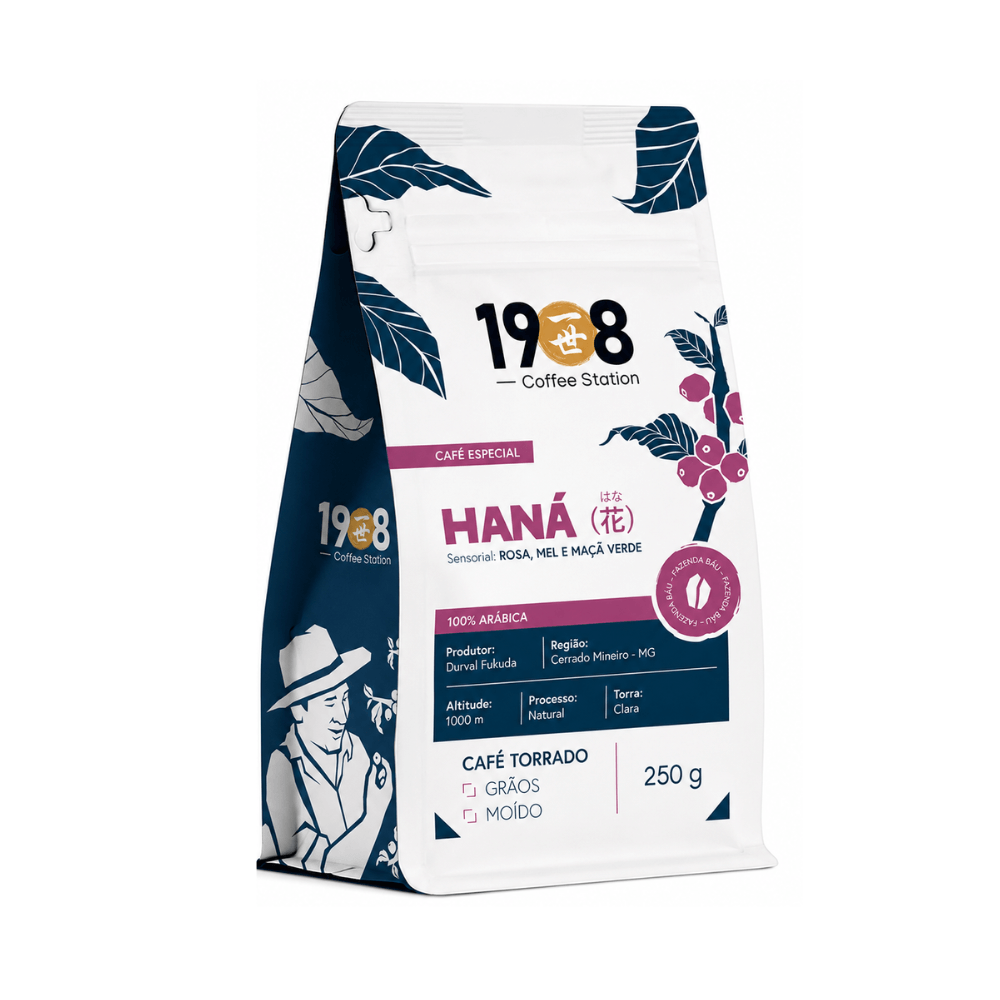 Café Moído Haná 1908 Coffee Station - 250g - Casa Santa Luzia