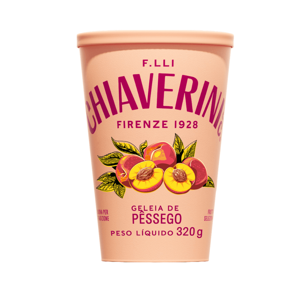 Geleia de Pêssego Chiaverini - 320g