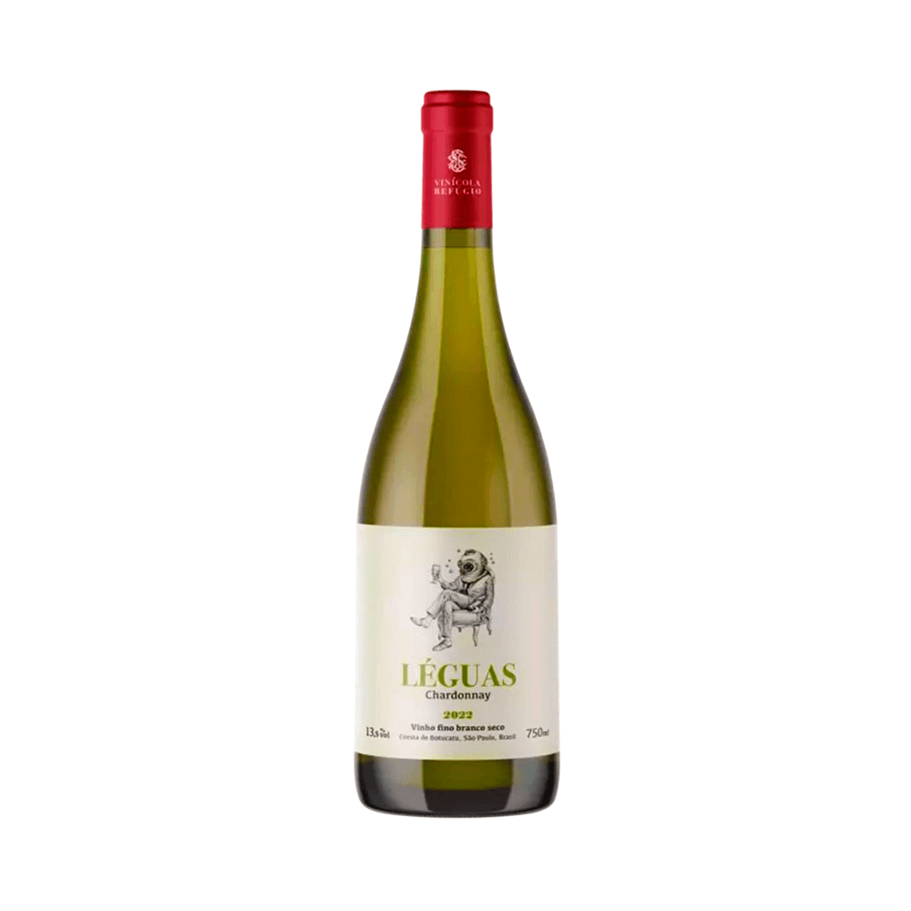 Vinho Fino Branco Seco Chardonnay Léguas Vinícola Refúgio – 750ml