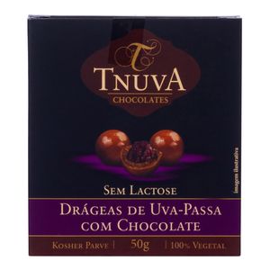 Chocolate Drágeas Tnuva Uva Passa 50g