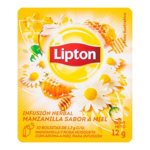 Chá de Camomila e Mel Lipton 12g
