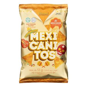 Mexicanitos Queijo Nacho Fhom 55g