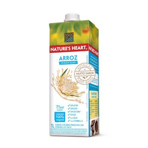 Bebida de Arroz Sem Lactose e Sem Açúcar Nature's Heart 1L