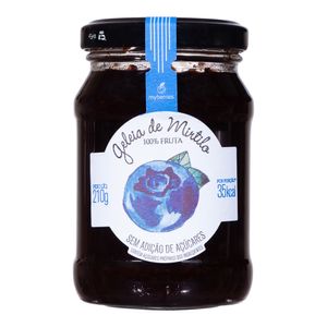 Geleia de Mirtilo Sem Açúcar 100% Fruta Myberries 210g