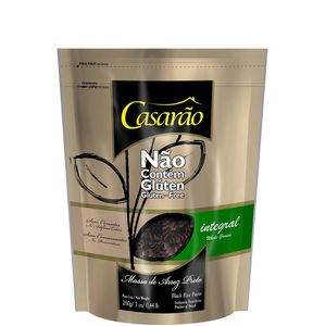 Massa de arroz preto integral tipo fuzilli Casarão 200g