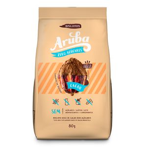 Biscoito de Cacau Zero Açúcar Aruba 80g