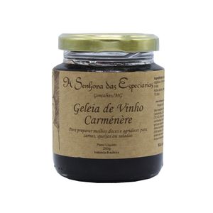 Geleia de Vinho Carmenere Senhora das Especiarias 260g