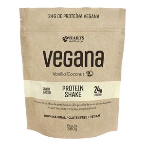 Protein Shake Vegana Vanilla Coconut Hart’s Natural 360g