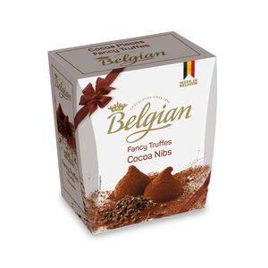 Chocolate Fancy Truffes Cocoa Nibs The Belgian 200g