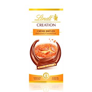 Chocolate Lindt Creation com Recheio de Creme Brulée Tablete 150g