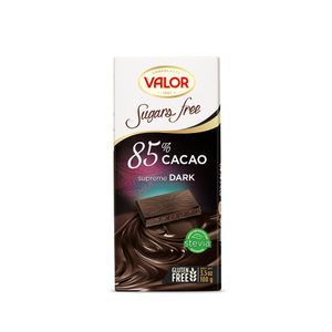 Chocolate 85% Sem Açúcar Valor 100g