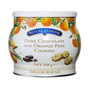 Cookies Royal Dansk Chocolate e Laranja 250g